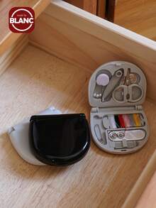 1set Black Compact Mini Sewing Kit - Black - View 1