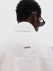 SUMWON Men's Half Zip Sweatshirt And Loose Fit Sweatpants Co-Ord Set Casual Winter Loungewear - Apricot - View 6