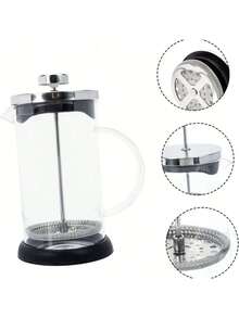 1PC350ML/600ML/800ML/1000ML French Press Coffee Plunger Stainless Steel Set Cold Brew Coffee Maker Press Pot Household Milk Maker Elegant Design Stainless Steel Set Cold Brew Coffee Maker Press Pot Household Milk Maker Elegant Design Stainless Steel Set Cold Brew Coffee Maker Press Pot Household Milk Maker Elegant Design Back To School - Multicolor - View 7