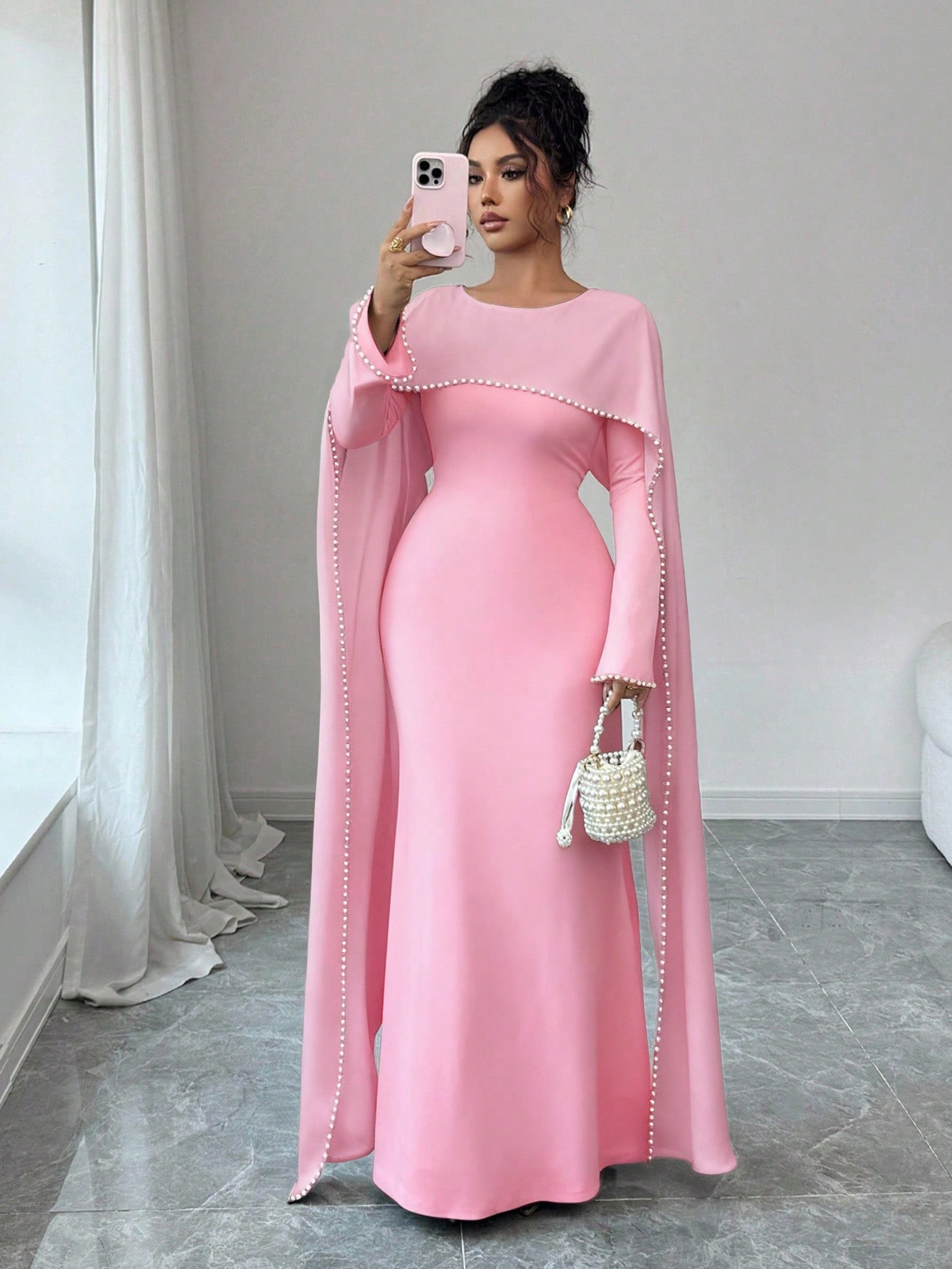 Long pearl dress