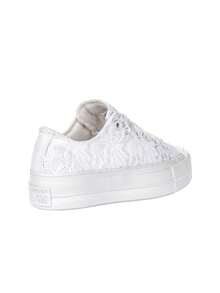 Converse Chuck Taylor All Star Woven Women Casual Athletic Shoes White A15005C - White/White/White - 查看 2