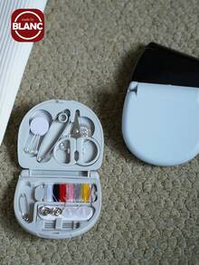 1件套藍色方便迷你針線包 - 藍色 - 查看 3