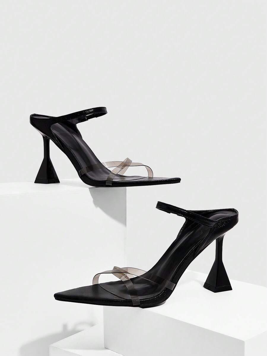 CUCCOO SZL Giày cao gót mũi nhọn thoải mái, dễ chịu cho nữ, phù hợp để mang hàng ngày - màu đen - Xem 1