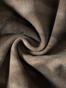 Manfinity Denimwave Men's Tie-Dye Pocket Loose Fit Casual Flare Leg Jeans Loose Wide Leg COUPLE Regular Washed Camouflage Thrashed Denim For Y2K - Coffee Brown - View 7