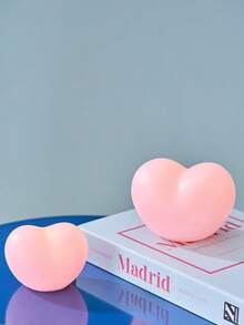 Joivida 1入組裝飾燈帶電池甜美粉色心形燈適合女孩臥室裝飾 - 黃色 - 查看 2