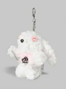 ROMWE Goth Bag Charms - white powder - View 5