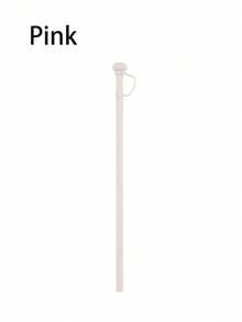 1pc Replacement 12 Inch Long Silicone Straw With Straw Cover,Compatible With 40 Oz 30 Oz Cup Tumbler,Reusable Silicone Straw