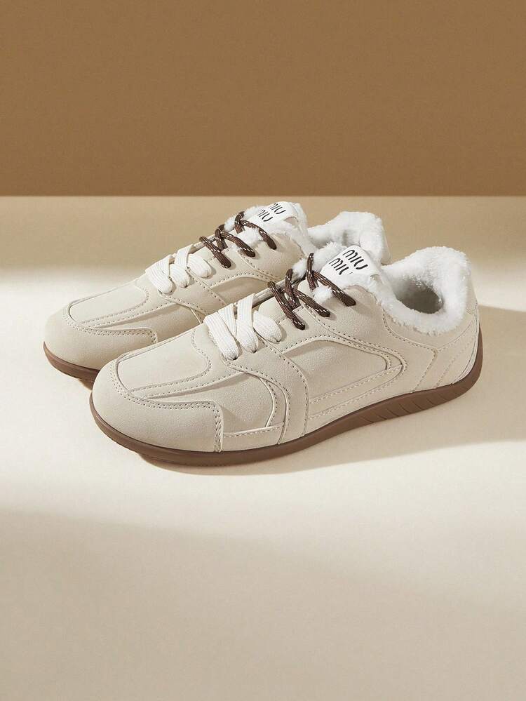 CUCCOO EASI Zapatillas planas y térmicas casuales para mujer, versátiles para uso diario en Navidad