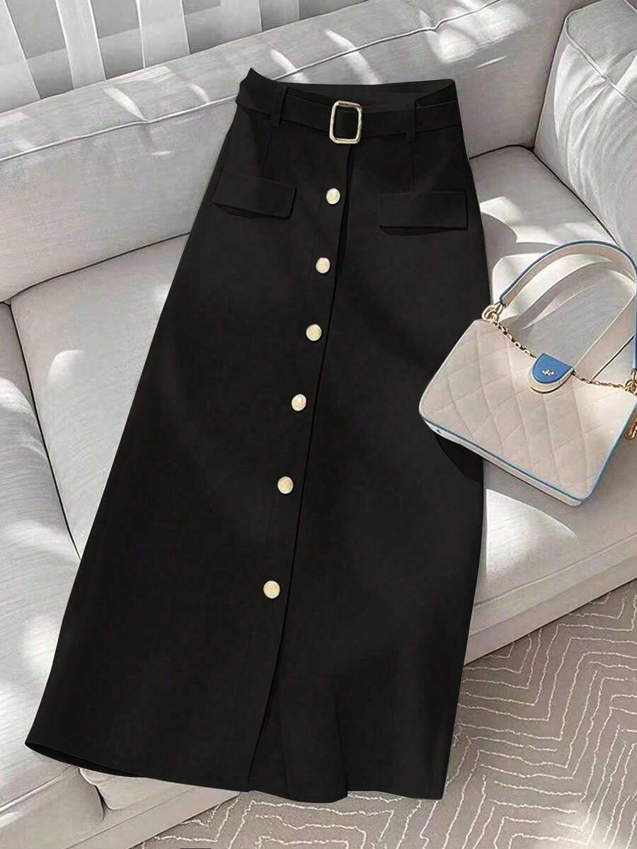 Regalyn Large-Sized Woven Elegant And Casual Summer Skirt