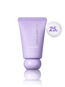 SHEGLAM HAIR On The Glow 1-Minute Revive Rich Hair Cream-25g,Moisture Leave-In Hair Conditioner, Leave-In Cream,72-Hour Frizz Control, Deep Nourishment, Multi-Action Protection For Severely Damaged Or Frizzy Hair In Need Of Intensive Care Graduation Birthday Gift Holiday Winter Pink Vibe Makeup Party Beach Travel Camping School Campus Festivals Rose Present Girl Charm Best Valentine's Day Women's Day Love Yourself - Mauve Purple - View 15