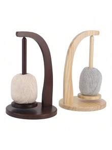 Cirelle 1 pezzo Avvolgitore manuale classico in legno per filati, porta-filato in lana, scaffale di stoccaggio per filato di cashmere, strumento di rotazione per l'avvolgimento dei filati, accessorio perfetto per il fai-da-te, il ricamo e l'uncinetto - Multicolore - Visualizzare 7