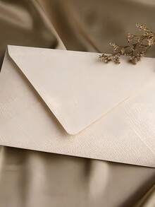 10 sobres beige, bolsas de regalo DIY, juegos de invitaciones de boda, sobres rojos para dinero, artículos de papelería, útiles escolares - Beis - Ver 1