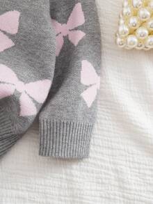 SHEIN Playful Pals Baby Girl Bow Decor Round Neck Long Sleeve Casual Sweater Bow Baby Clothes Baby Girl Winter Sweaters Baby Sweaters Baby Girl Jumper Baby Knitted Sweater Solid Color Baby Sweater Baby Bow Pattern Sweater Baby Knitwear Baby Sweater Baby Autumn Winter Baby Girl Jumper Baby Girl Sweaters Baby Clothes Girl Fall Sweater Baby Long Sleeve Top Baby Clothes Black Baby Tops Toddler Tops Baby Clothes Girl Fall Sweater Baby Knit Jumper Baby Girl Knit Sweater Baby Girl Fall Sweater Baby Clothes Girl Sweater Baby Solid Color Knitted Sweater Baby Girl Clothes Baby Girl Sweater Baby Girl Jumper Baby Clothes Girl Fall Sweater Sweaters For Toddler Girls Baby Knitwear Baby Clothes Girl Autumn Winter Baby Girl Autumn Winter Baby Clothes Girl Fall Sweater Toddler Sweater Baby Girl Clothes Fall Baby Sweater Baby Girl Fall Winter Baby Knit Sweater Girl Baby Sweater Autumn Winter Clothes Baby - Grey - View 4