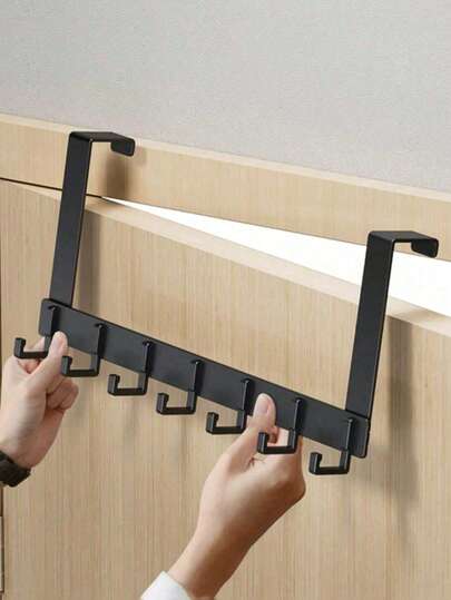 Door Coat Rack Hook, Clothes Wall Hook 6/7/8 Hooks Coat Towel Hanger Rack, For Door Back Kitchen Bathroom, Hanging Clothes Door Hanger Hooks For Coats, Bags, Backpacks, Hats, Over The Door Hooks Towel Holders For Bathroom,Holders For Bedroom Kitchen,Wall Picture Frame,Wall Hooks Self Adhesive,Hooks,Hook,Wall Hooks,Bathroom,Towel Holder,Hooks,Wall Hooks,Hooks,Wall Hook,Door Hanger
