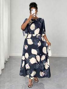 Maweii Váy in hoa kỹ thuật số dành cho nữ, phù hợp cho nhiều dịp như tốt nghiệp, tiệc trở lại trường, hẹn hò và mặc hàng ngày. Váy có nhiều kiểu dáng, bao gồm thời trang, thanh lịch, giản dị, gợi cảm và dạo phố. Phù hợp cho mùa thu, đông, xuân, hạ, xuân/thu, thu/đông. Váy ngắn tay, váy thường ngày, váy dự tiệc - Nhiều màu - Xem 4