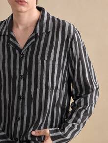 EverLounge 男士休闲绅士风家居服套装，适合室内外穿着，冬季服装 - 彩色 - 查看 7