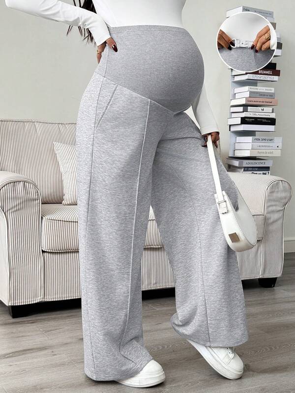 SHEIN Autumn And Winter Maternity Casual Commuter Loose Sweatpants