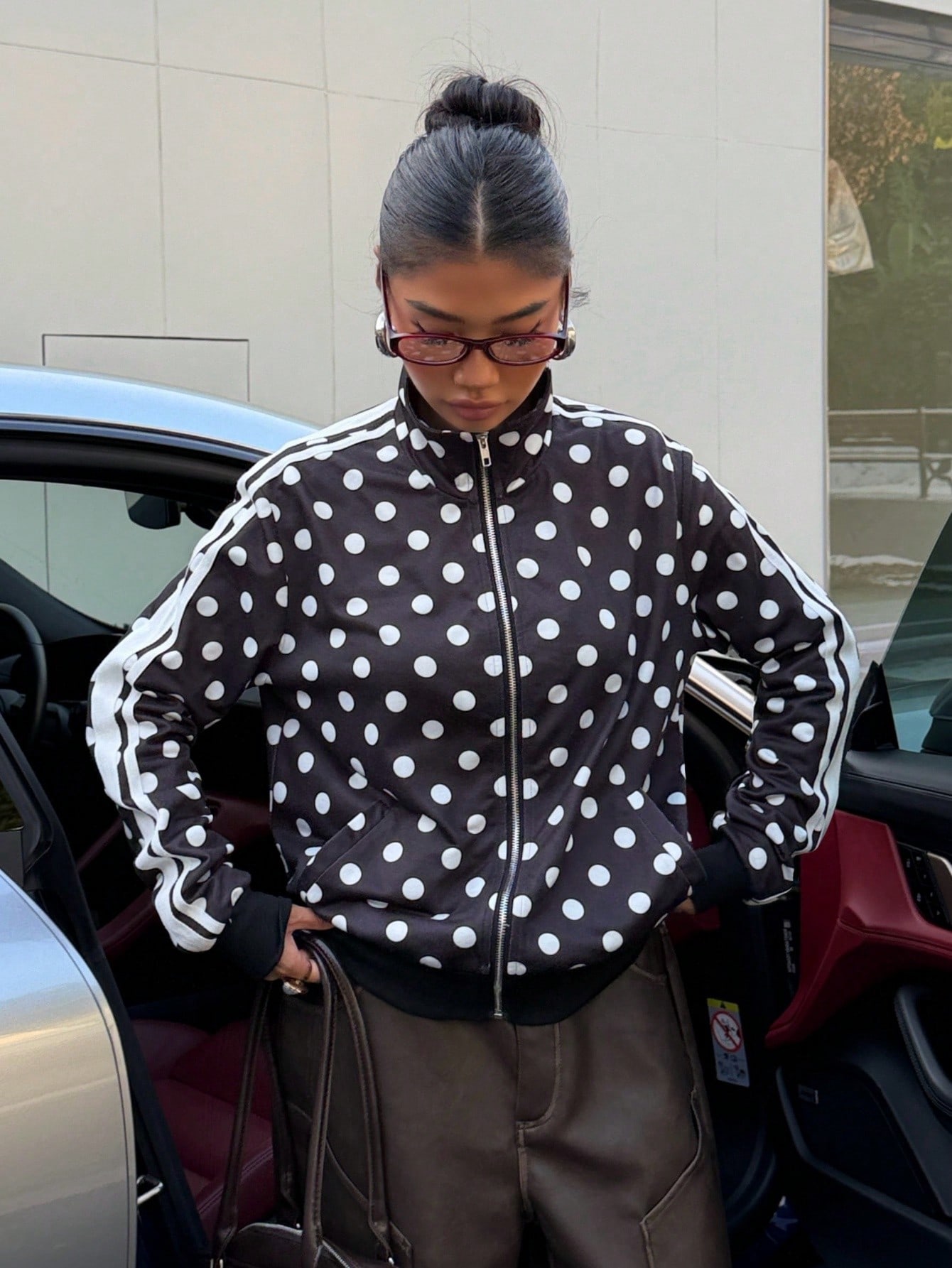 Polka Dot Winter Coat