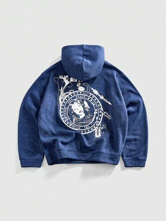 Grunge Punk Men Sweatshirts