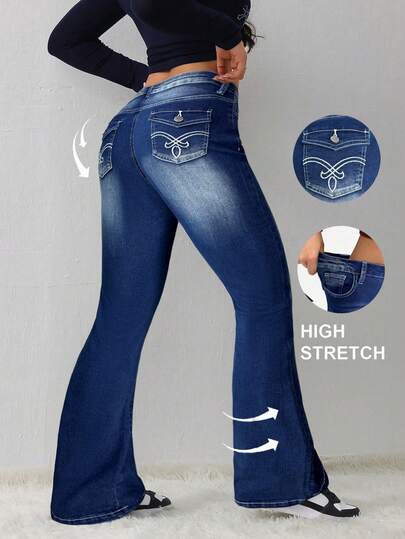 SHEIN Tall Women's Jeans Skinny Stretch Flared Pants Black Skinny Trousers High Waist Leggings Winter Women Pants Tall Women Pants Flared Women Pants Pants Jeans Women Jeans Black Jeans Flare Leggings Winter Women Clothes Pants Flare Leg Bootcut Women Jeans Flared Leggings For Women Flared Jeans For Women