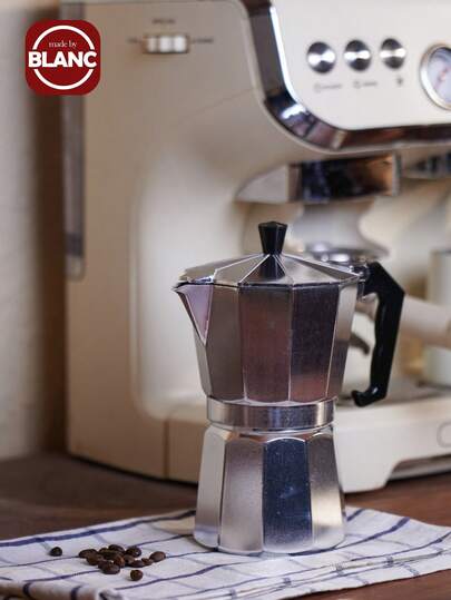 Classic Italian-American Espresso Maker - 10.14oz Aluminum Stovetop Coffee Pot, Manual Operation, Perfect For Home & Restaurant Use Back To School