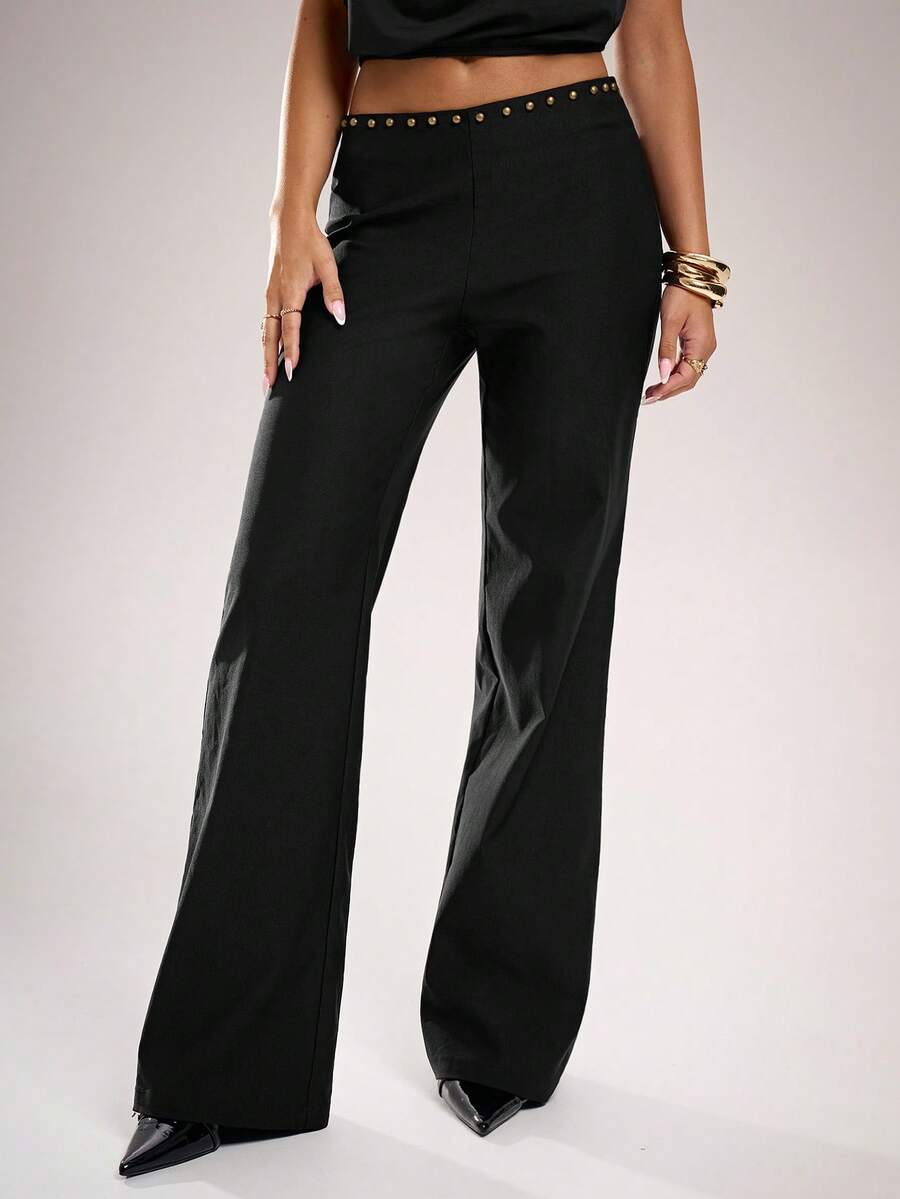 Avantive Thu & Đông Halloween Giáng sinh Năm mới Đi chơi Tốt nghiệp Dạ hội Thanh lịch Trang trọng Sang trọng Sang trọng Công sở Thường ngày Trang phục sinh nhật/văn phòng/Hòa nhạc đồng quê/Trang phục câu lạc bộ Gợi cảm/Phương Tây/Trang phục công sở/Thời trang đường phố/Cổ điển/Lễ hội/Cocktail/Rave/Dạ hội/Hawaii/Sân bay/Vui nhộn/Cơ bản/Trang phục ăn sáng muộn/Phong cách những năm 2000/Bodycon/Phong cách quý tộc/Nhà thờ/Về quê/Sang trọng/Tiệc tùng/Khiêm tốn/Đêm hẹn hò/Mùa thu/Đông/Tối giản/Xoe/Cạp trễ/Quần ống đứng/Quần ống rộng/Quần đen - màu đen - Xem 1