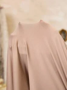 Côtesoire Ensemble de vêtements de nuit grande taille pour femmes avec empiècement en dentelle, col drapé. Ensemble pyjama grande taille, ensemble loungewear grande taille, vêtements de nuit grande taille, ensemble pyjama grande taille, vêtements d'hiver - Kaki - Voir 7