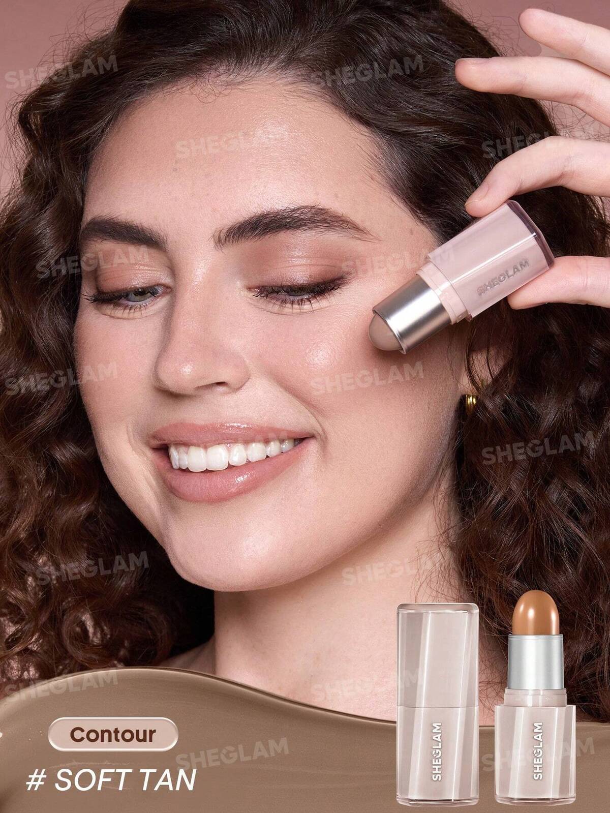 Buttery Buff Contour & Bronzer Stick-Soft Tan Brand Beauty Makeup Face Paint Cosmetic For Women Girls Perfect For Fall Winter Ideal For Y2K Fancy Fashion Suitable For Birthday Christmas Present Party Ready Best Color