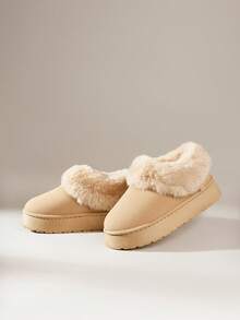 Solecia 女士厚底保暖休闲雪地靴