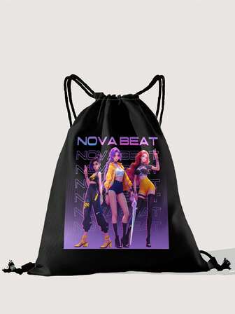 Grunge Punk Sac à dos à cordon pour sports, fitness, voyage, natation, plage. Sac de sport, sac de gym, convient aux hommes, femmes, garçons, filles. Accessoires de gym, sac à dos scolaire