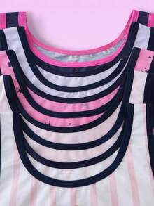 5pcs/Pack Printed Pattern Soft Cotton Comfortable Cute Camisole Vest Tops