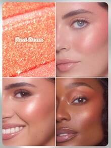 SHEGLAM Buttery Bling BúT TạO SáNg-Red Bean ThươNg HiệU LàM đẹP Trang đIểM Mỹ PhẩM Cho Phụ Nữ Và Cô GáI HoàN HảO Cho MùA Hè MùA XuâN Lý TưởNg Cho Y2K ThờI Trang Sang TrọNg Phù HợP Cho Sinh NhậT NgàY CủA Mẹ Quà TặNg TiệC SẵN SàNg MàU SắC TốT NhấT - Red Bean - Xem 2