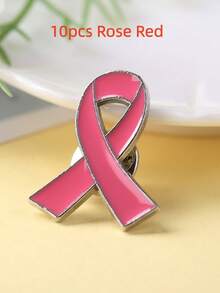 10/20 Pcs Pink Ribbon Hiv/Breast Cancer Awareness Brooch Pin Set - Minimalist Fashion Accessory For Women'S Clothing Decoration - Show Your Support With Style Back To School,Fall Decor,Christmas Decorations Boys Backpack, Halloween, Backpack School. Clear Backpack, School, Halloween Costume. - Verschiedenfarbig - Übersicht 21