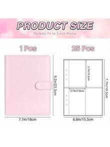 1Set Premium Multi-Functional A5 Photo Card Binder, Sleek Album Design, Compact And Durable Organizer, PU Leather Binder Notebook Cover Loose-Leaf Organizer For Daily Planning And Note-Taking, Office Supplies,Back To School,School Supplies - Multicolor - View 6