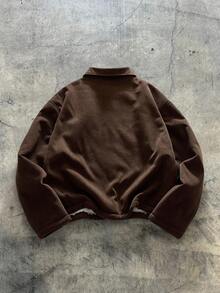 AXEPEAK 男士百搭休闲纯色拉链长袖外套