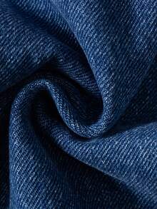 Manfinity Denimwave Men's Loose Fit Pocketed Wide Leg Casual Jeans Baggy Vintage Washed Y2K Blue College Vacation For Two Tone Jeans Men