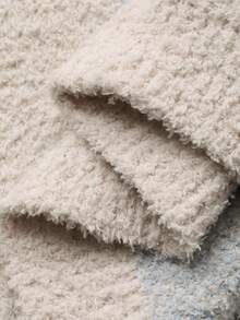 DAZY Conjunto de pijama de mujer de 2 piezas con top de manga larga holgado y pantalones de punto a rayas, para otoño/invierno