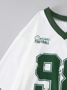 星耀98号套装：棒球风长袖卫衣+阔腿休闲裤 - 彩色 - 查看 8