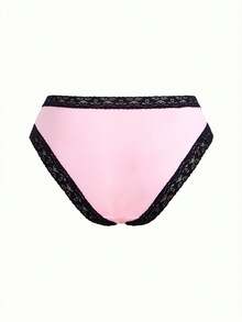 Bonmuse 5件套蝴蝶结系带性感心形低腰仙女风女士三角裤套装 - 彩色 - 查看 9