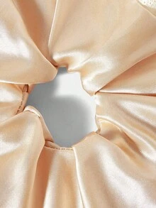 MOTF PREMIUM CONTRAST SCHIFFY TRIM SATIN HAIR TIES - Champagne - View 10