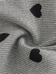 SHEIN 2pcs/Set Baby Girls' Casual Soft Fabric Cute Bow Flared Hem Pants, Autumn - Multicolor - View 7