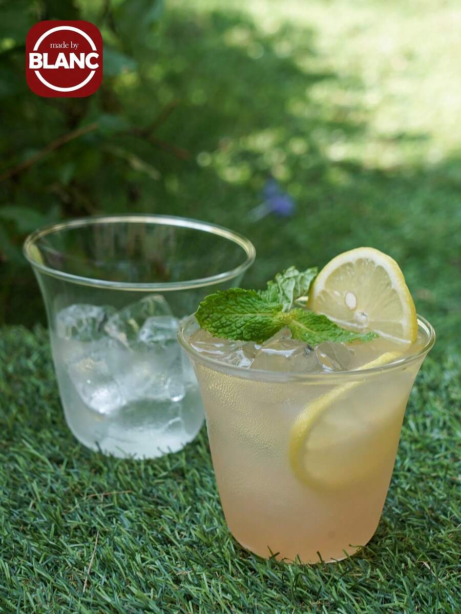 1pc Creative High Borosilicate Glass Cup, Simple Transparent Coffee Or Milk Mug - Clear - View 1