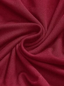 Modmama T-shirt col montant unicolore décontracté de maternité, automne/hiver