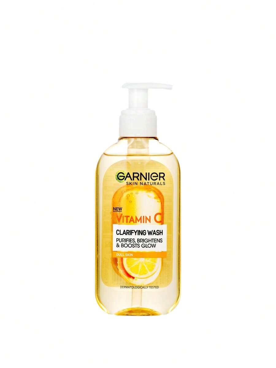 Garnier Skin Active Vitamin C Brightening Gel Cleanser 200 Ml - Gold - View 1