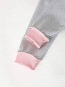 Sparklyn 少女字母印花连帽棒球夹克和休闲运动裤套装 - 彩色 - 查看 6