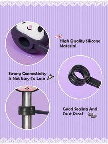 HELLO KITTY AND FRIENDS | SHEIN 1个防尘可重复使用吸管帽，适用于直径为6-8毫米的吸管