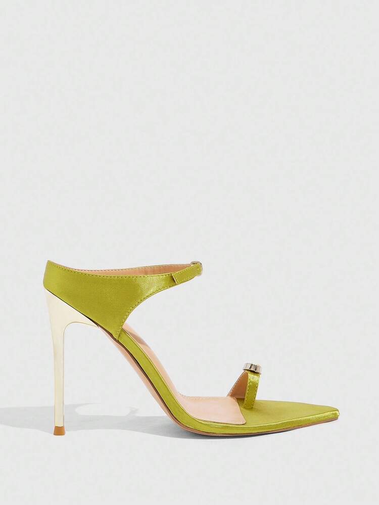CUCCOO SZL Sexy Pointed Toe Stiletto High Heel Women Sandals