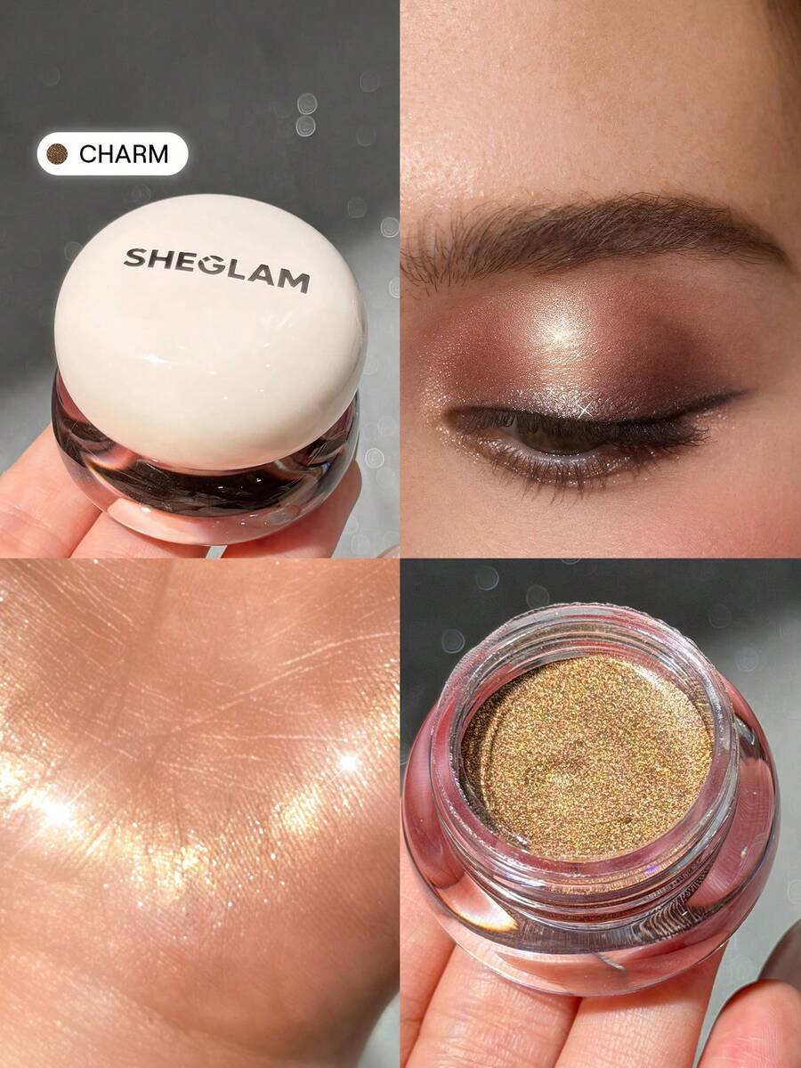 SHEGLAM Starstruck 奶油質地眼影-Charm 品牌 美容 化妝 化妝品 適合女性與女孩 完美搭配夏季春季 Y2K 時尚 流行 生日 母親節禮物 假期 派對準備就緒 最佳顏色 - Charm - 查看 1