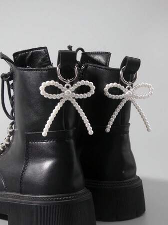 Goth Set de 2 adornos con estilo gótico retro Y2K de llama punk, adecuados para zapatos, botas, bolsos y otros accesorios, Halloween