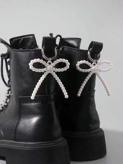 2pcs/Set Y2K Retro Gothic Style Flame Punk Decorative Charms, Suitable For Shoes, Boots, Bags And Other Accessories, Halloween